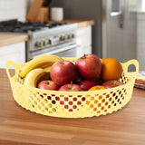 Canasta Circular, Color Amarillo