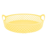 Canasta Circular, Color Amarillo