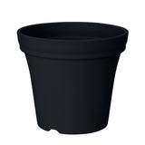 Maceta de Plástico, Color Negro, 15x12 cm