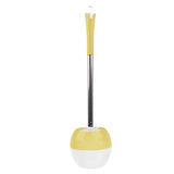 Cepillo con Base para Baño, Color Amarillo