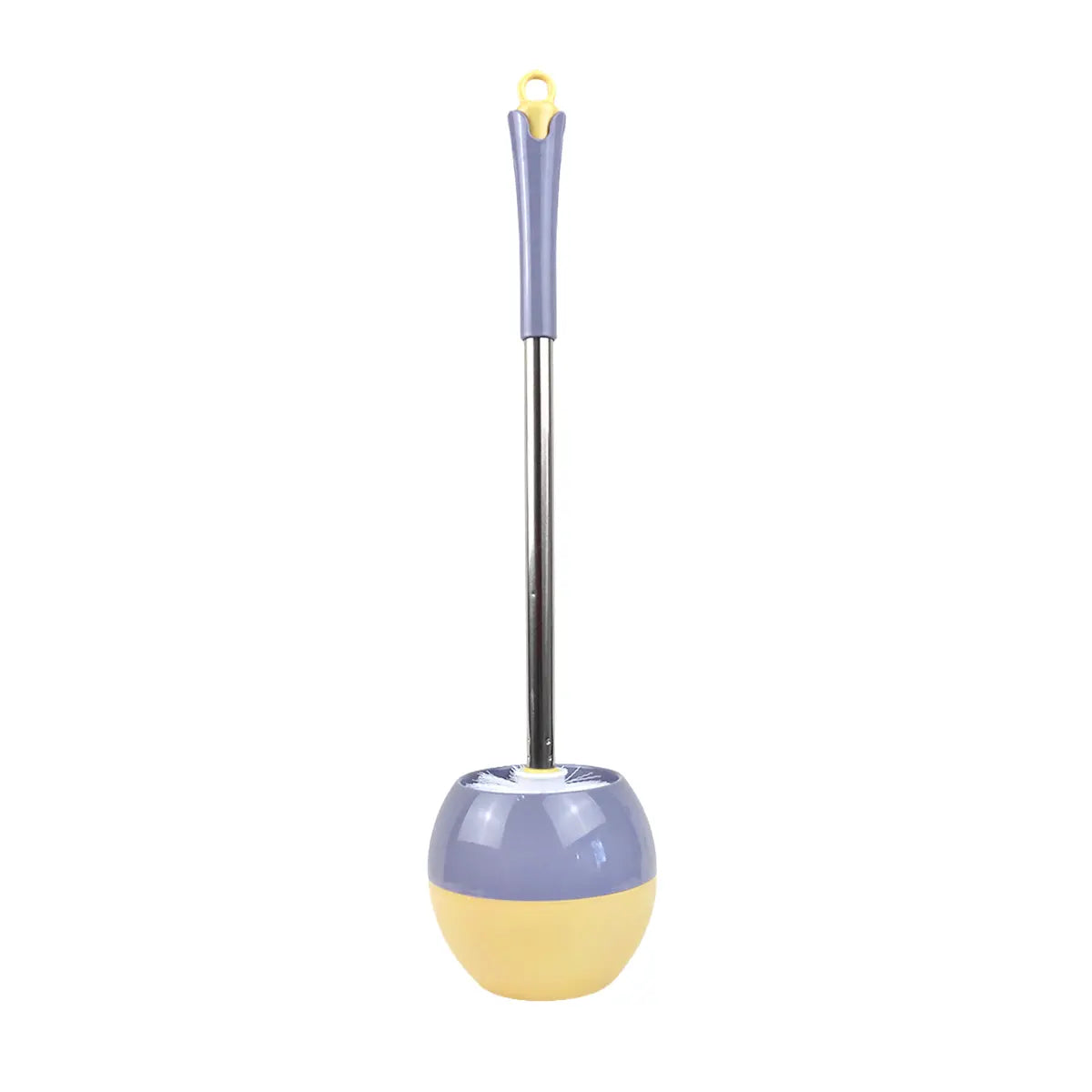 Cepillo con Base para Baño, Color Gris