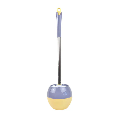 Cepillo con Base para Baño, Color Gris