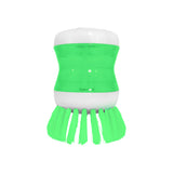 Cepillo con Dispensador de Jabón, Color Verde