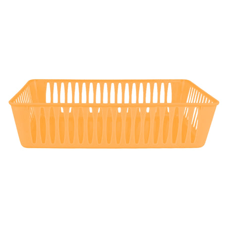 Canasta Rectangular, Color Naranja