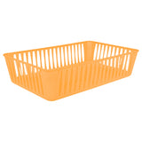 Canasta Rectangular, Color Naranja