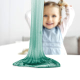 Slime Cristalino, Envase Monstruo, Color Verde