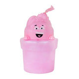 Slime Cristalino Envase Divertido, Color Rosa