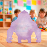 15 12TOY SQUISHY GORILA TRANSPARENTE 1PZ
