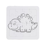 Rompecabezas de Dinosaurios para Colorear, 8 pzas