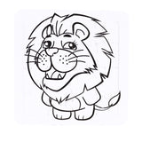 Rompecabezas de Animales para Colorear, 8 pzas