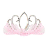 Juguete Corona de Princesa con Detalles de Encaje Color Rosa