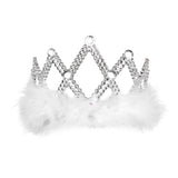 Corona de Princesa con Detalles Blancos