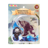 Monstruo Felino Coleccionable, Lobo, Color Vino