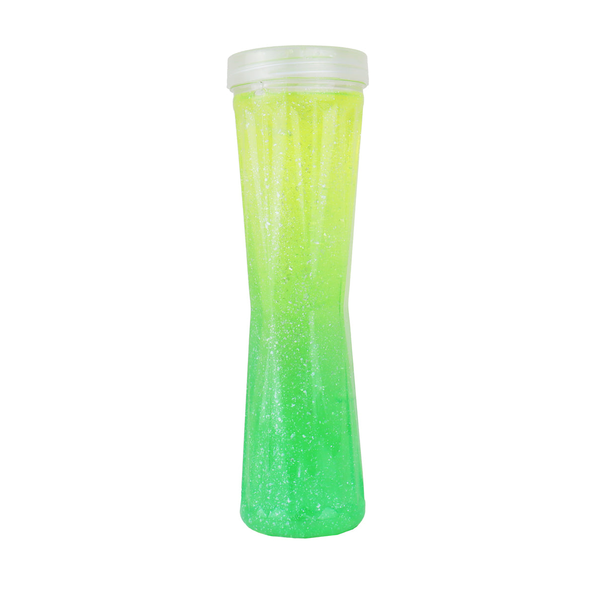 Slime Cristalino con Aroma, Envase Cilindro, Color Verde