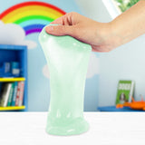 Slime Cristalino, Envase Abeja, Color Verde