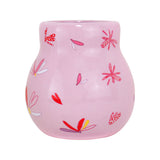 Jarrón de Cerámica, Color Rosa, 10 cm