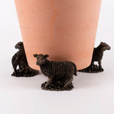 Patas para Macetas con Forma de Oveja, 3 pzas