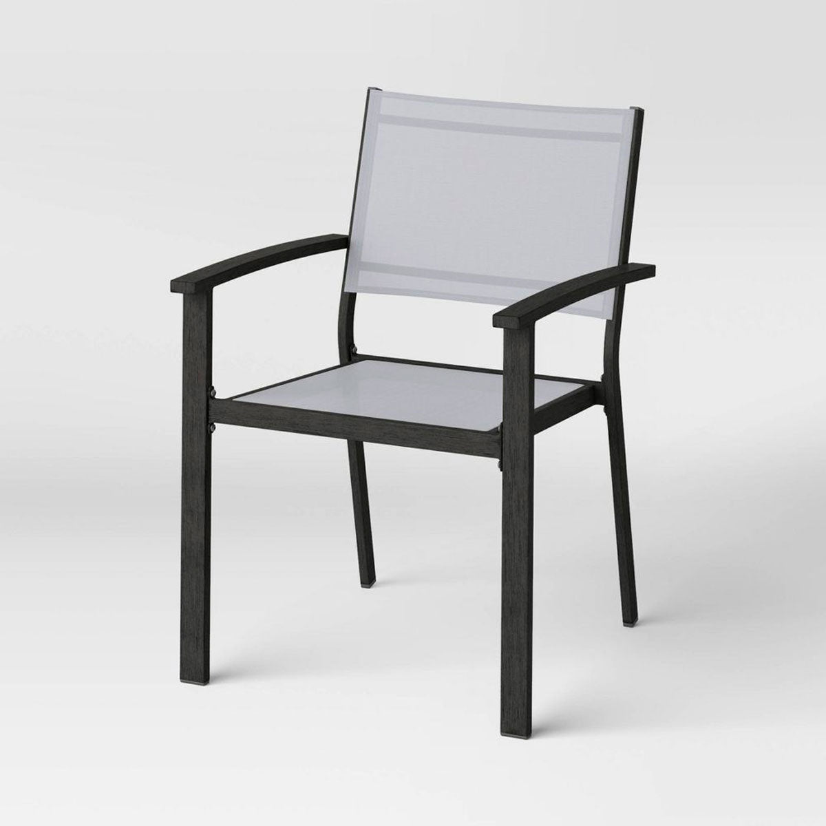 Set de 2 Sillas de Comedor para Exteriores, Ryegate, Color Gris Desgastado