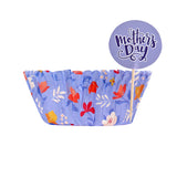 Set de Capacillos Diseño Flores con Toppers para Cupcakes, "Mother's Day"