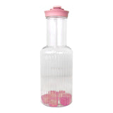 Botella de Agua con Cubitos de Hielo Reutilizables, Color Rosa, 1 L