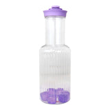 Botella de Agua con Cubitos de Hielo Reutilizables, Color Morado, 1 L