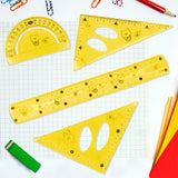 Juego Geométrico, Color Amarillo, 4 pzas