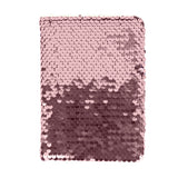 Cuaderno Lentejuelas, Doble Vista, Color Rosa