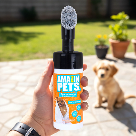 Shampoo en Seco para Mascota, 120 ml
