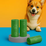 Bolsas para Desechos de Perros, Color Verde, 3 Rollos