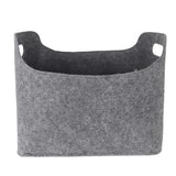 Cesto para Almacenamiento de Tela, Color Gris