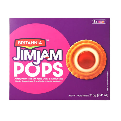 Galletas con Jalea, JimJam Pops, Britannia
