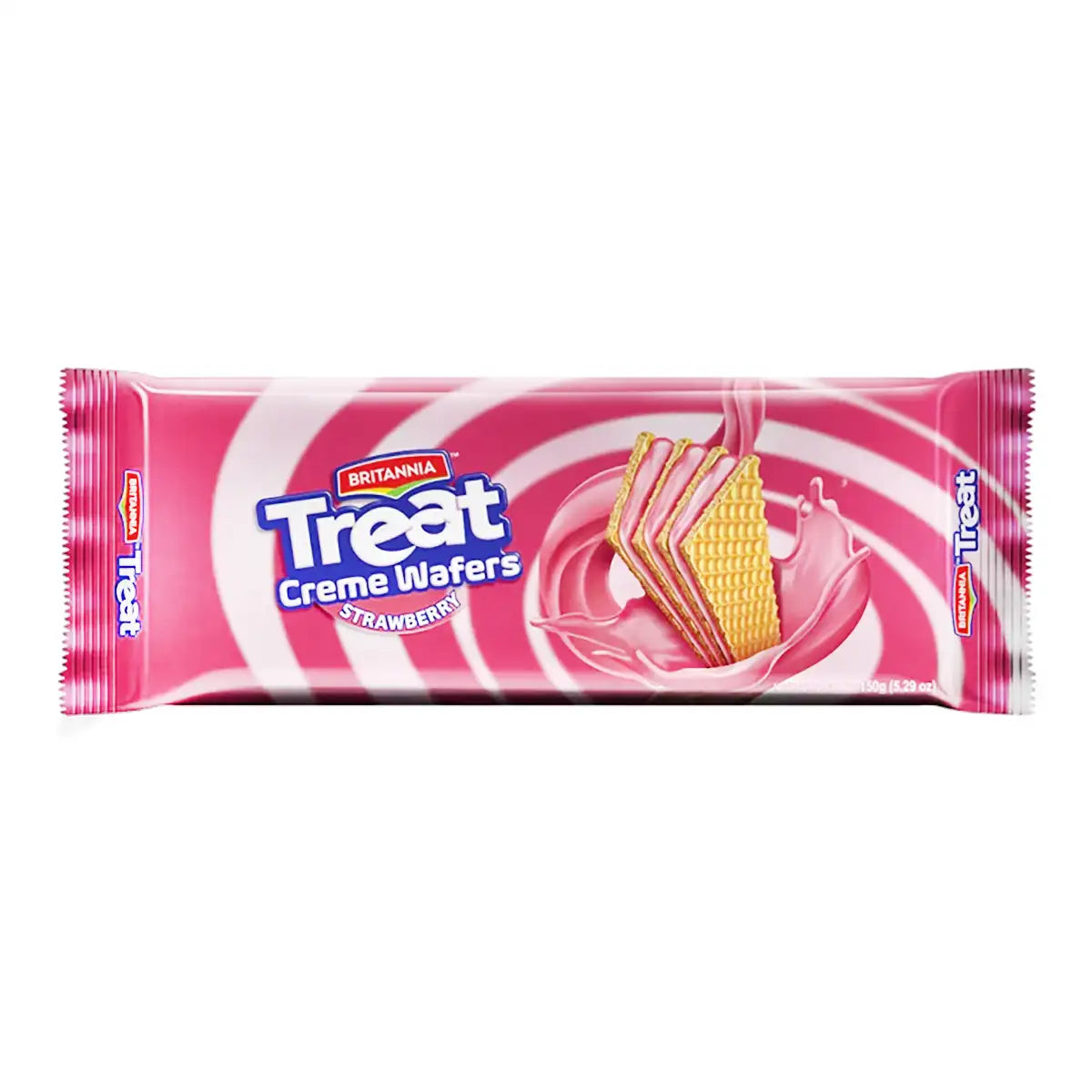 Galletas Britannia Treat Wafer Fresa, 150 g