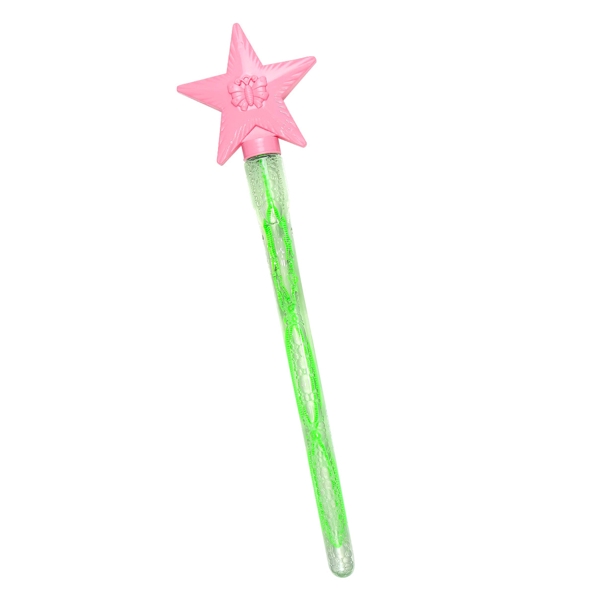 Vara de Burbujas, Estrella, Color Rosa
