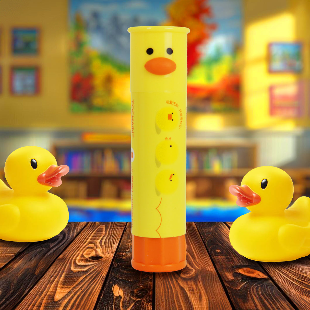 Lápiz Adhesivo, Diseño Pato, 2 pzas