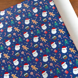 Papel para Envolver Regalos Navideño, Diseño Santa Claus