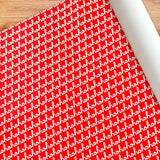 Papel para Envolver Regalos Navideño, hohoho, Color Rojo