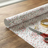 Papel para Envolver Regalos Navideño, Diseño Puntos