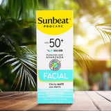 Bloqueador Solar Facial SUNBEAT FPS 50+ Efecto Mate, 60 g