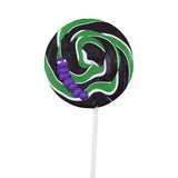 Paleta de Caramelo, Araña, Color Verde, Halloween
