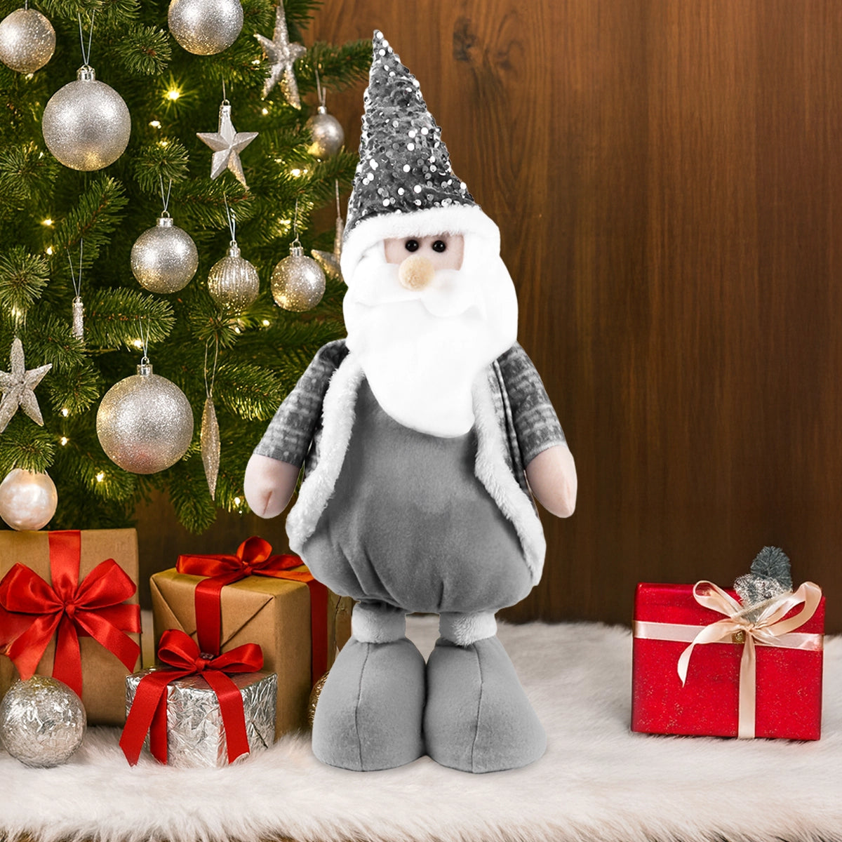 Santa Claus Expandible, Color Gris