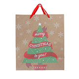 Bolsa de Regalo Navideña, Árbol, Acabado Brillante