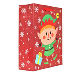 Bolsa de Regalo Navideña, Duende, Color Rojo