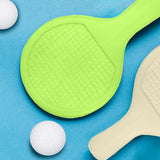 Set de Raquetas de Ping Pong con Pelotas, Color Beige y Verde, 4 pzas