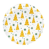Plato de Plástico Navideño, Diseño Pino