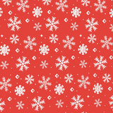Mantel Navideño, Diseño Copos, Color Rojo