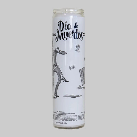 Veladora, Día de Muertos, Diseño Catrines