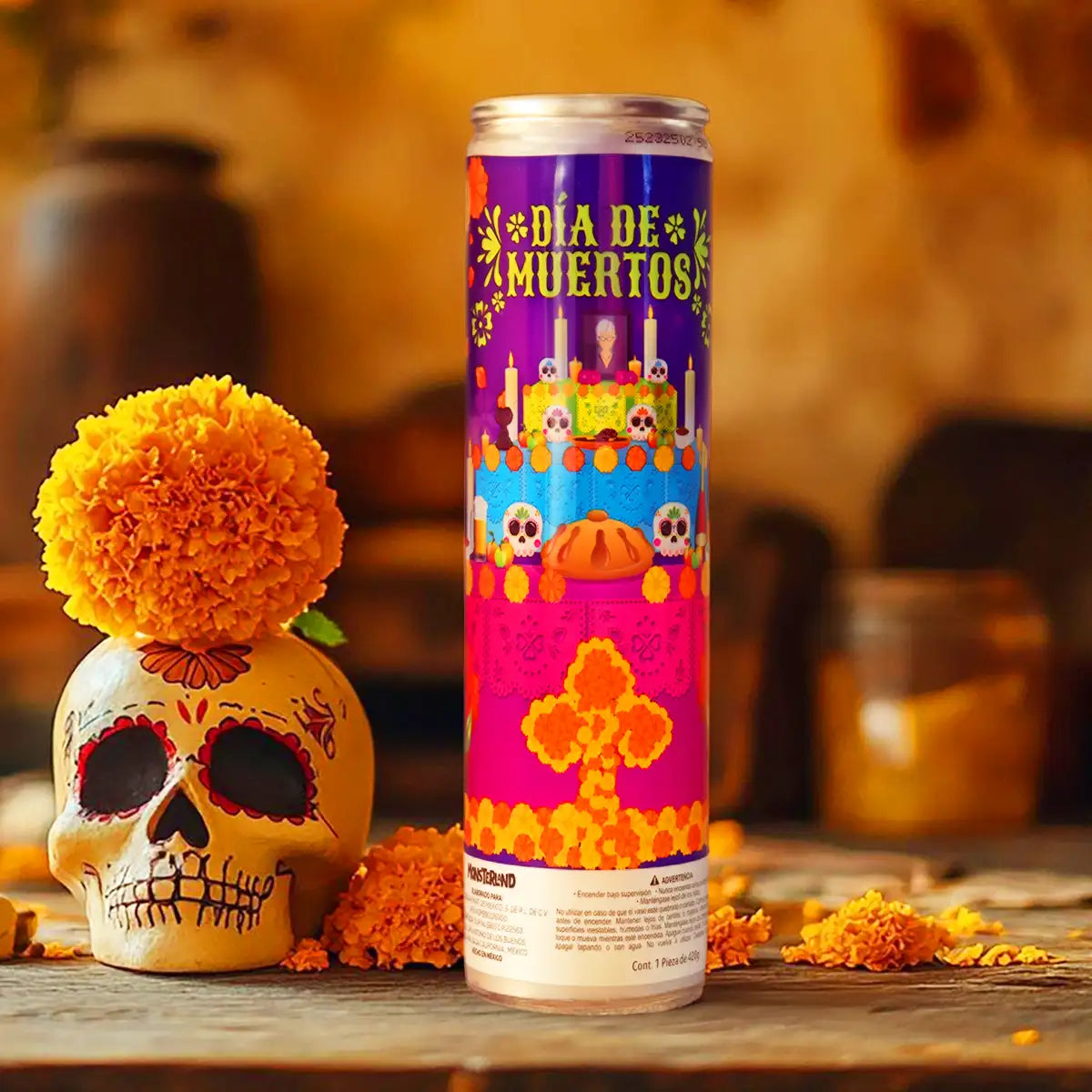 Veladora, Día de Muertos, Diseño Ofrenda