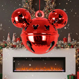 Ornamento, Cascabel Mickey, Color Rojo