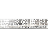 Listón Navideño, Diseño Mickey, Color Plata