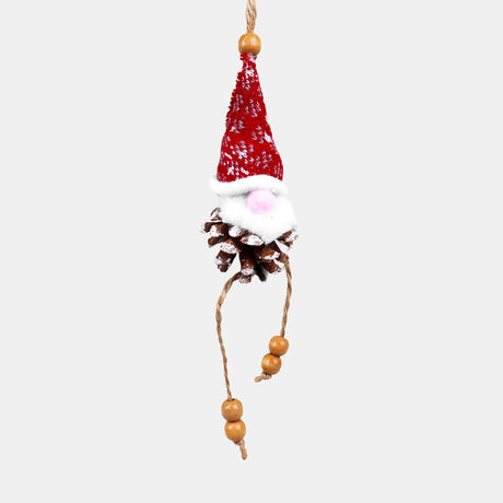 Ornamento Navideño, Gnomo, Color Gris
